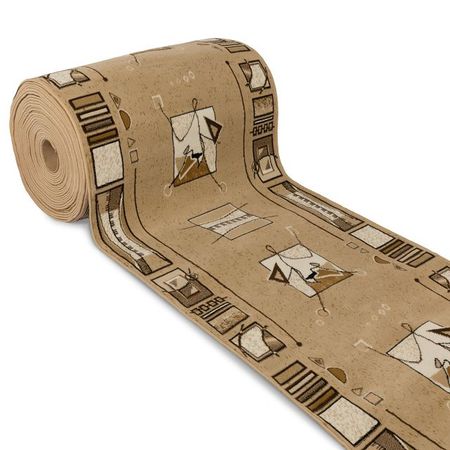 ковровая дорожка Люберецкие ковры Мокко 031/01 бежевая на отрез