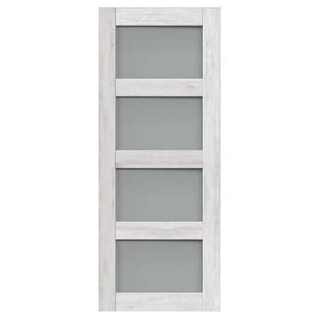 дверь межкомнатная со стеклом Velldoris Trend 14 700х2000 мм санторини белый