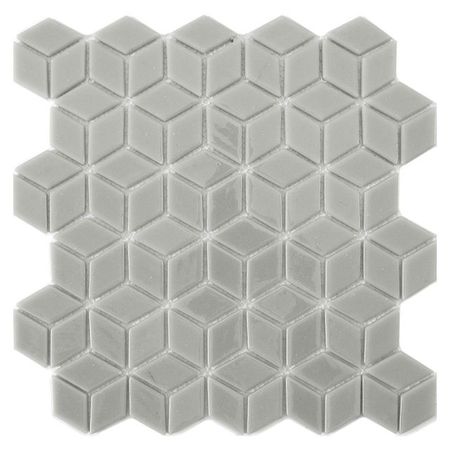 мозаика Natural STP-GR007-RMB 27х26х0,45 см светло-серая