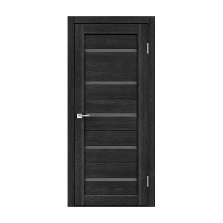 дверь межкомнатная со стеклом Velldoris Premier 11 600х2000мм секвойя темная