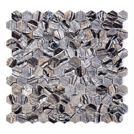 мозаика Natural 7M082-DP 28,5х29,5х0,7 см черная