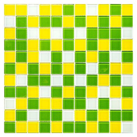 мозаика Natural CPM-08 30х30х0,4 см желто-зеленая
