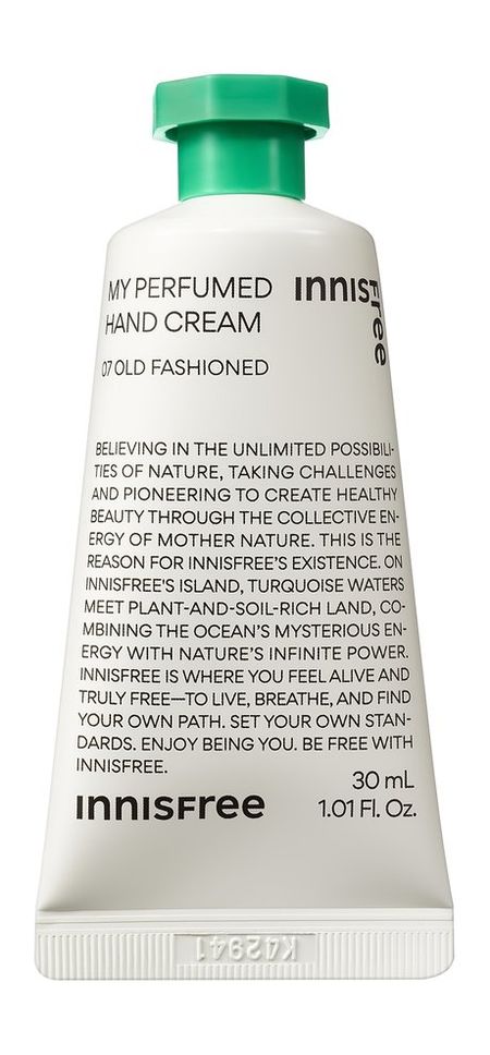 Innisfree My Perfumed Hand Cream 07 Old Fashioned полубусины под кожу 10 шт в пакете с подвесом 1 см зеленые