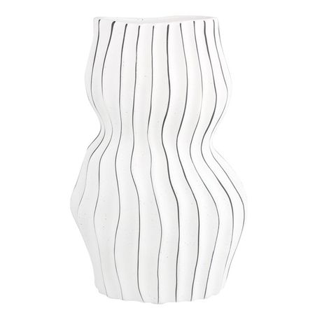ваза TODELIA Марелла 25,7см керамика белая