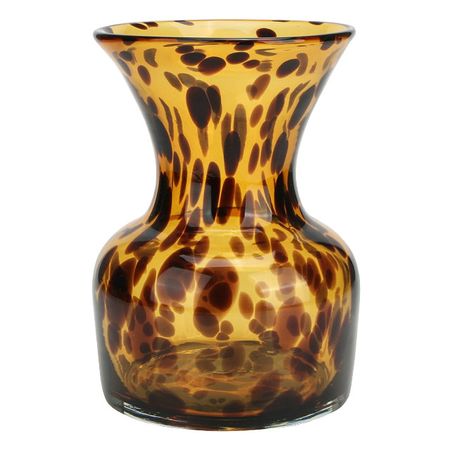 ваза TODELIA Янтарная 14,5см стекло