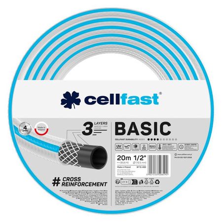 шланг армированный CELLFAST BASIC 1/2