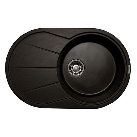 мойка врезная Lava E3.BAS овальная 77 х 21 х 49,5 см черный опал кристина беллемо два крыла