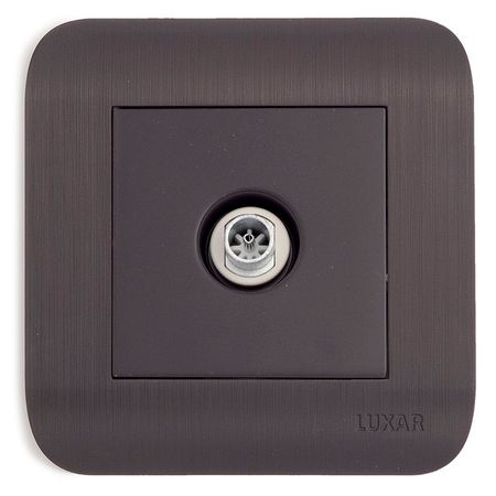 розетка телевизионная LUXAR Deco IP20 венге