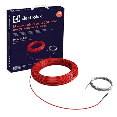 теплый пол на основе кабеля Electrolux ETC 2-17-100 2м2