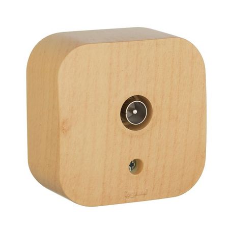 розетка телевизионная LEGRAND Quteo IP20 дерево развивающие рамки медвежонок 15 15см дерево