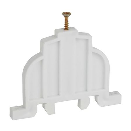 суппорт для кабель-канала ЭРА 100х60мм пластик белый