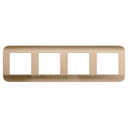рамка 4 поста LUXAR Deco шампань