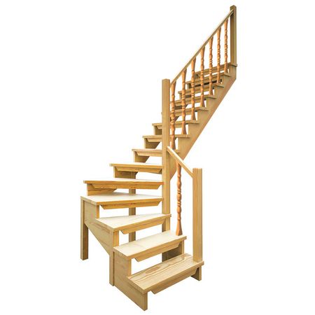 лестница межэтажная с подступенками Лесенка ЛЕС-09-У универсальная