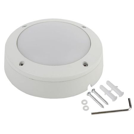 светильник светодиодный ЭРА Круг 12Вт 5000К IP65 белый