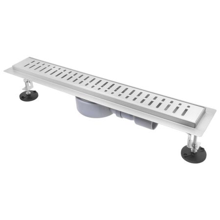 трап линейный MPF 500х70мм нерж. сталь AISI304, решетка, комб. затвор, поворотный сифон D50мм