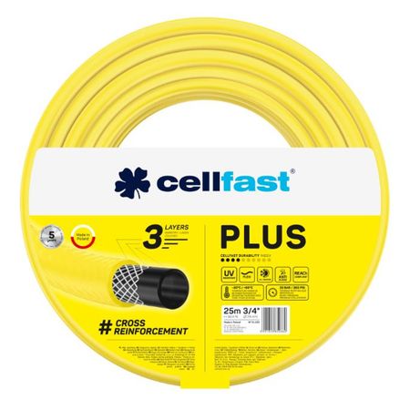 шланг армированный садовый CELLFAST PLUS 3/4