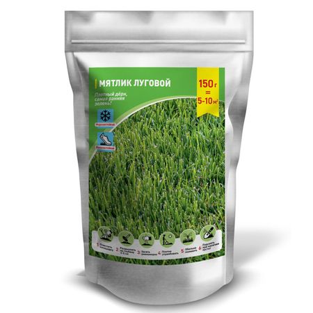 газон Мятлик луговой Бруклоун 150г Зип-лок