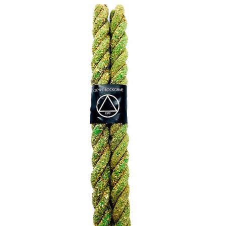 Свеча декоративная EZO Свечи восковые скрутка с травами 