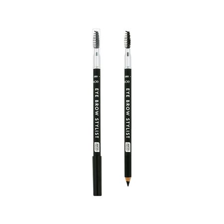 Карандаш для бровей CATRICE EYE BROW STYLIST водостойкий с щеточкой тон 080 Back to black