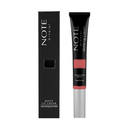 Крем для губ NOTE MINERAL MATTE LIP CREAM минеральный матовый тон 02 я с вами жив…