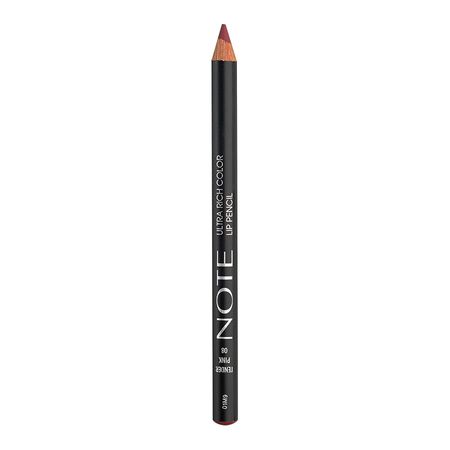 Карандаш для губ NOTE ULTRA RICH COLOR LIP PENCIL тон 08 япония в раннее средневековье vii xii века исторические очерки