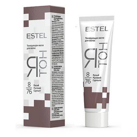Маска для волос тонирующая ESTEL Я ТОН тон 8/76  русый 60 мл штаффан нётеберг тайм менеджмент по помидору как концентрироваться на одном деле хотя бы 25 минут