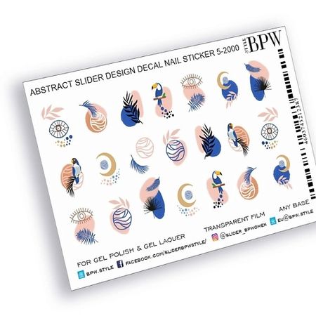 Слайдеры BPW.STYLE Слайдер-дизайн Абстрактный с птицами