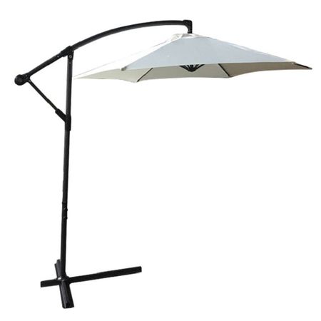 Зонт садовый подвесной бежевый 3 м