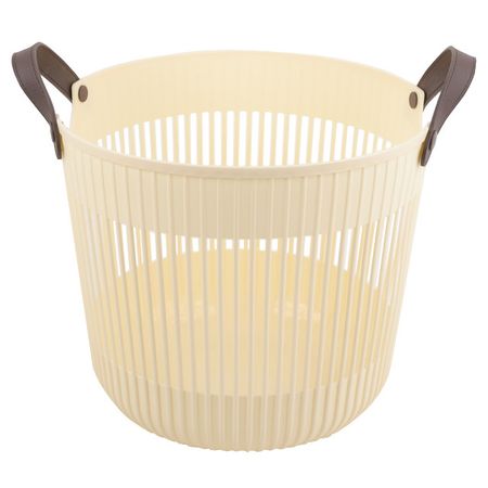 корзина TODELIA 41х41х38см 15,2л пластик, ТПР-резина белая