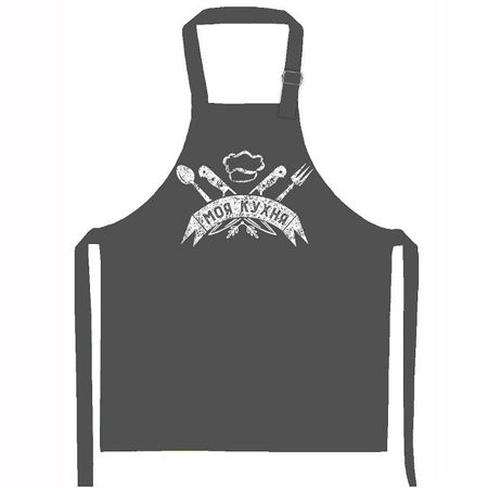 фартук 80х60см черный, арт.ФП-8060