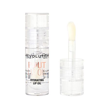 Масло для губ REVOLUTION POUT LIP OIL ухаживающее с фруктовым ароматом тон Lychee clear