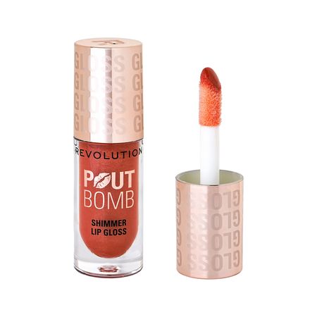 Блеск для губ REVOLUTION POUT BOMB мерцающий с эффектом объема тон Nude glow александр геннадьевич елисеев жизнь начинается когда тебе за