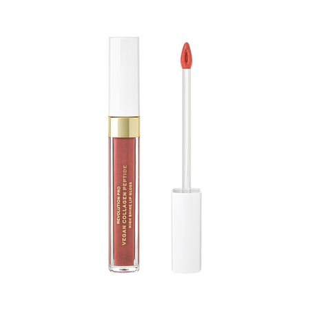Блеск для губ REVOLUTION PRO VEGAN COLLAGEN PEPTIDE HIGH SHINE LIP GLOSS сияющий тон Cashmere