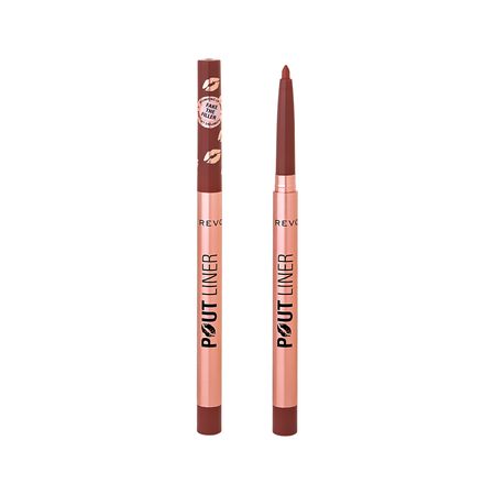 Карандаш для губ REVOLUTION POUT LINER PLUMPING LIP LINER контурный с эффектом пухлых губ тон Doll cool nude