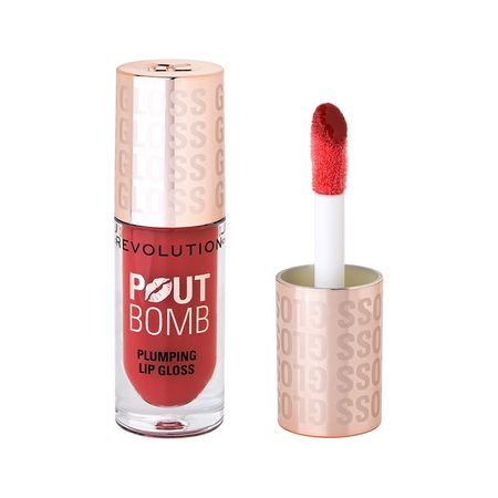 Блеск для губ REVOLUTION POUT BOMB с эффектом объема тон Melba warm peach джоанна новая жизнь за жизнью