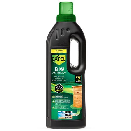биоактиватор EXPEL для дачных туалетов и выгребных ям жидкий 750мл