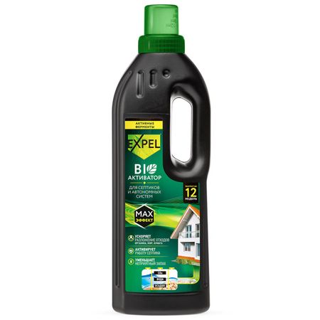 биоактиватор EXPEL для септиков и автономных систем жидкий 750мл