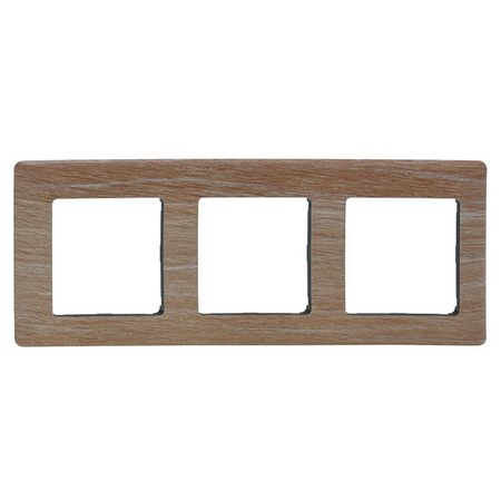 рамка 3 поста LEGRAND Valena Life светлое дерево