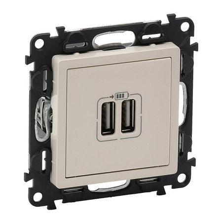 розетка USB LEGRAND Valena Life б/з слоновая кость