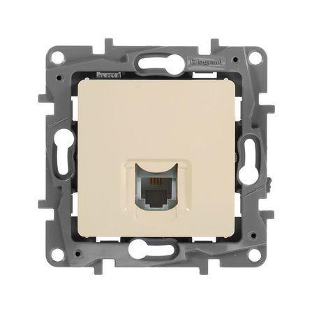 розетка телефонная LEGRAND Etika слоновая кость