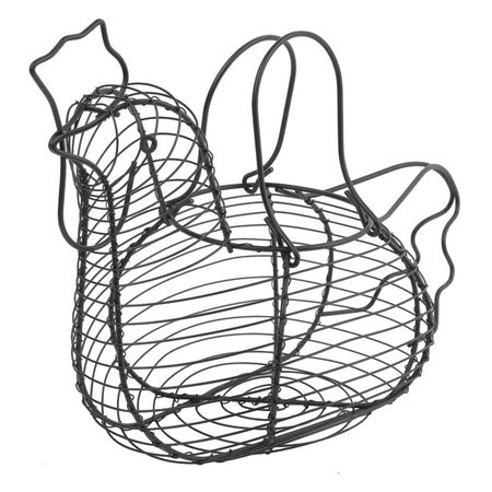 корзина для яиц TODELIA 3л железо черная