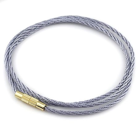 Шнурок для бижутерии ROK HAIR Шнурок для крестика и бижутерии со стальным замком пазлы с замком гуси лебеди