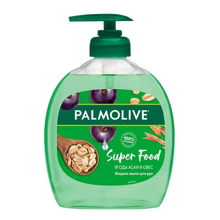 Мыло жидкое PALMOLIVE Мыло жидкое для рук Ягоды асаи и овес SUPER FOOD