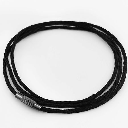 Шнурок для бижутерии ROK HAIR Шнурок для крестика и бижутерии со стальным замком пазлы с замком гуси лебеди