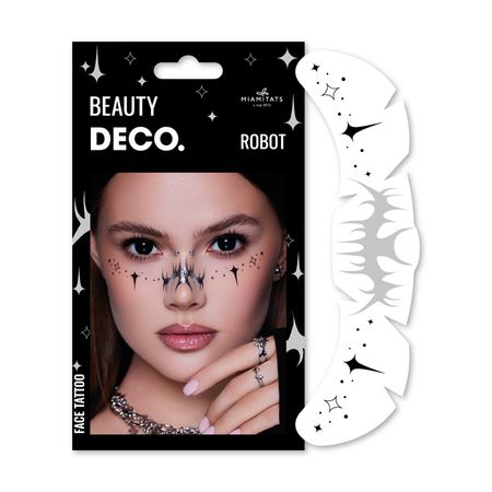Переводные тату-веснушки DECO. CYBERPUNK by Miami tattoos robot
