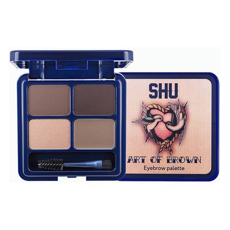 Палетка для макияжа бровей SHU ART OF BROWN тон 201 классический коричневый теодора лау основы китайской астрологии классический бестселлер