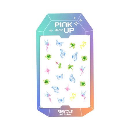 Наклейки для ногтей PINK UP DECOR NAIL STICKERS переводные тон 220 наклейки 3d лондон 2510 5