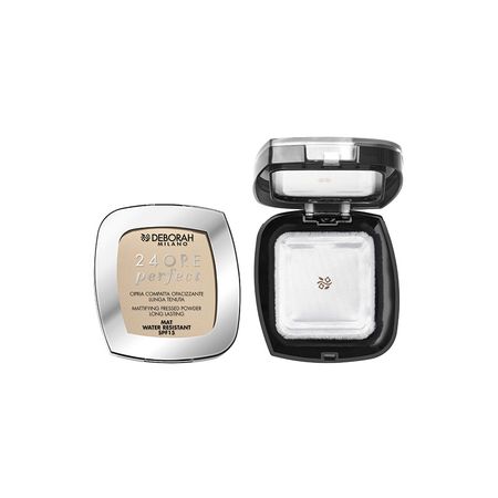 Пудра компактная для лица DEBORAH 24 ORE PERFECT COMPACT POWDER матирующая стойкая тон 1 жан люк нанси очевидность фильма аббас киаростами