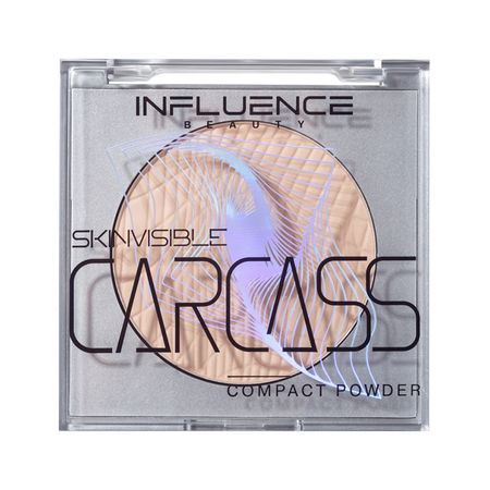 Пудра компактная для лица INFLUENCE BEAUTY SKINVISIBLE CARCASS тон 03