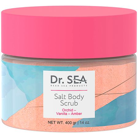 Скраб для тела DR. SEA Скраб для тела солевой Орхидея - Ваниль - Амбра